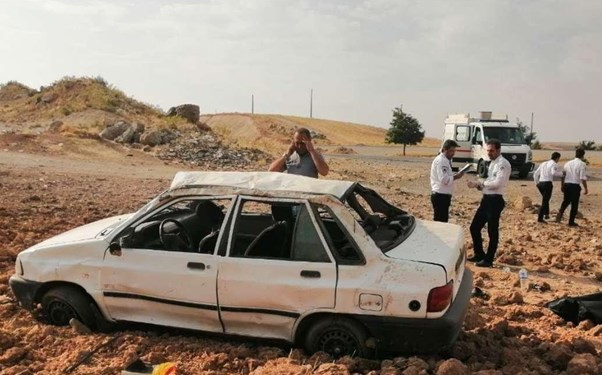 واژگونی خودرو