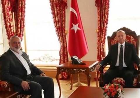 اردوغان و اسمائیل هنیه