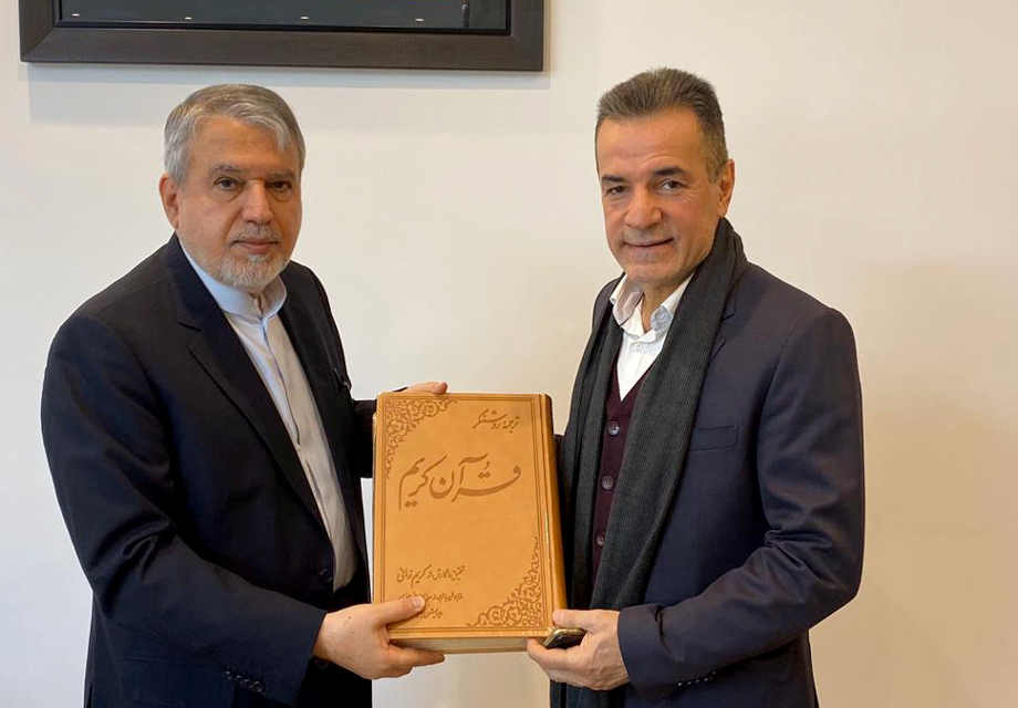 دیدار انصاری فرد با رئیس کمیته ملی المپیک