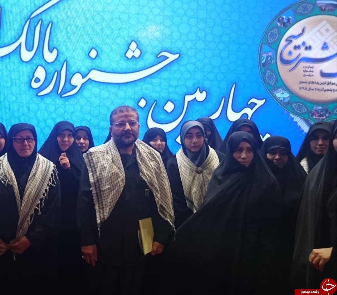 بانوی بسیجی دهلرانی برترین فرمانده رده مقاومت کشور شد+ عکس