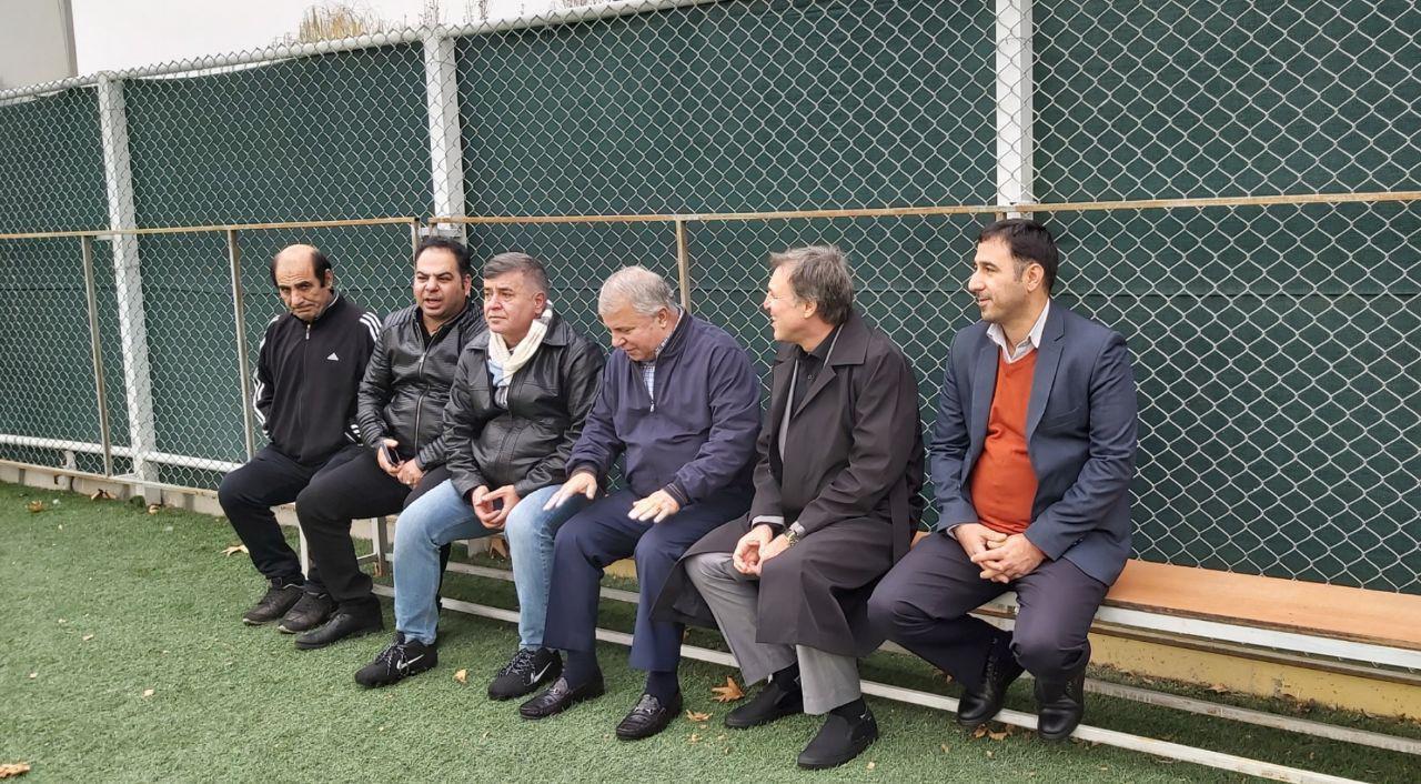 حضور اسطوره پرسپولیس و سرپرست استقلال در تمرین امیدها
