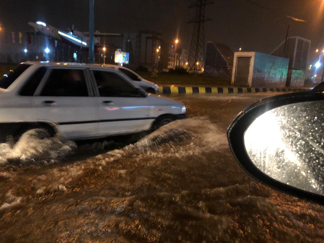 احتمال وقوع سیل در خوزستان/خیابان های خوزستان رودخانه شدند