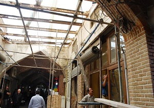 اتمام ۱۲ طرح مرمتی بازار سنتی تبریز