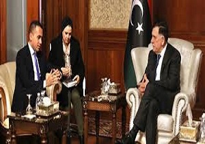 دیدار وزیرخارجه ایتالیا با فائز‌السراج و خلیفه‌حفتر