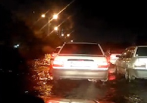 نگاهی به وضع خیابان‌های اهواز پس از بارندگی + فیلم