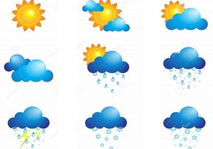 پیش بینی آسمانی ابری همراه با وزش باد
