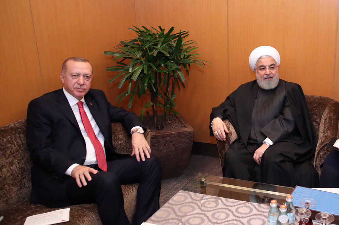 حجت&zwnj;الاسلام روحانی با رئیس&zwnj;جمهور ترکیه دیدار کرد