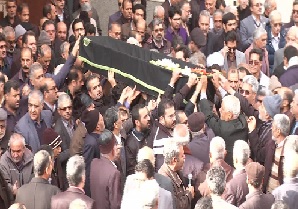 تشییع پیکر بنیانگذار و موسس دانشگاه علوم پزشکی بیرجند