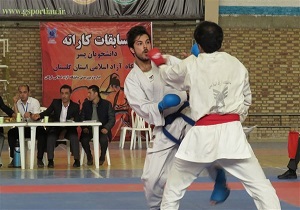 آغاز مسابقات کاراته دانشگاه‌های شرق کشور در سمنان