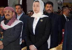 اعلام حمایت دوباره دختر صدام از اغتشاشگران عراقی