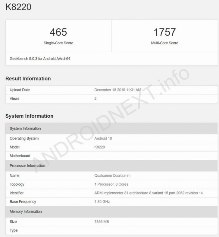 افشای اطلاعات میان&zwnj;رده سونی اکسپریا در سایت Geekbench
