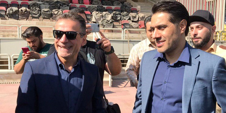انصاری فرد در تمرین پرسپولیس حضور یافت