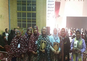 برتری بانوان یزدی در جشنواره ملی حرکت و برکت