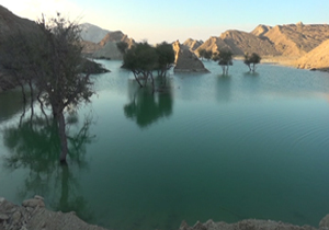 آبگیری ۲۰ سازه آبخیزداری در قشم