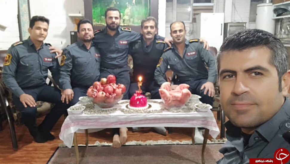 جشن شب یلدای امدادگران آتش نشانی شیراز + تصاویر