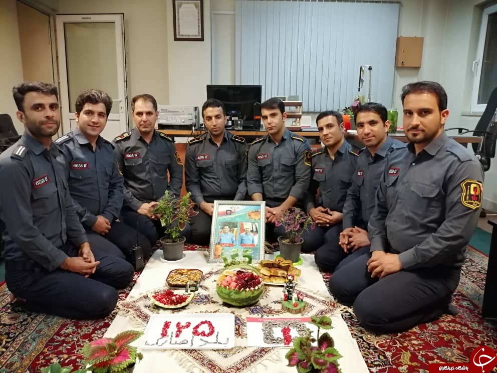 جشن شب یلدای امدادگران آتش نشانی شیراز + تصاویر