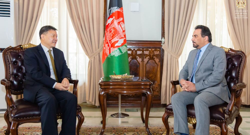دیدار و گفتگوی سرپرست وزارت خارجه افغانستان با سفیر چین در کابل