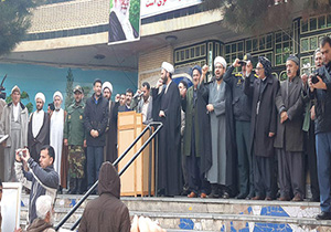خروش انقلابی مردم ولایتمدار مهاباد علیه اغتشاشگران