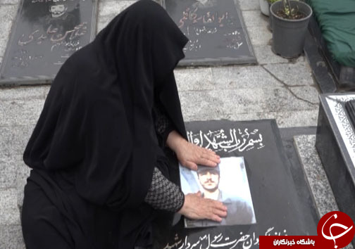 شهیدی که پیکرش در حرم امام رضا (ع) طواف داده شد + تصاویر و فیلم