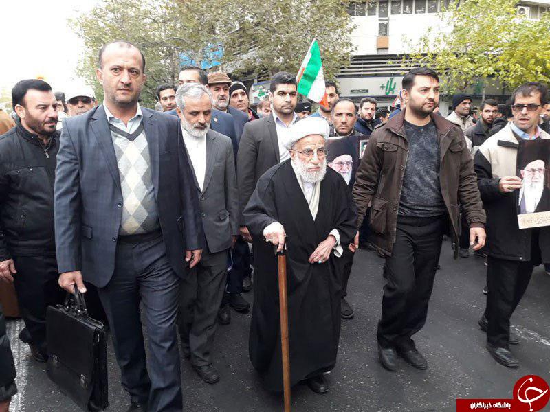 حضور شخصیت&zwnj;های سیاسی و افراد مشهور در راهپیمایی حمایت از اقتدار +تصاویر