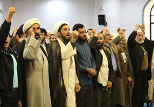 تجمع بزرگ علما و طلاب مدارس شیراز