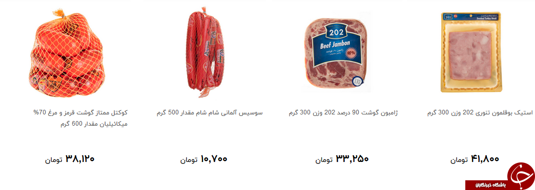 انواع سوسیس و کالباس + قیمت