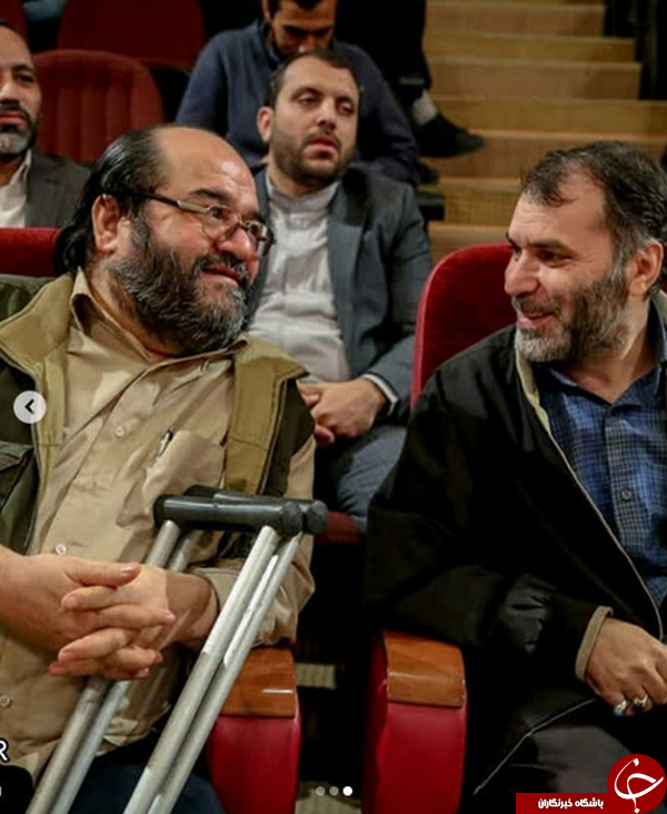 دو رفیق رزمنده و هنرمنده پس از ۳۲ سال در دو پرده + عکس