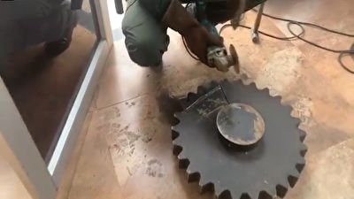 جاسازی ۷۰ کیلوگرم حشیش در چرخ دنده + فیلم