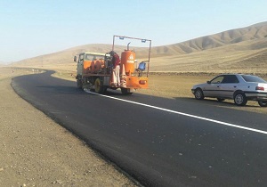 خط کشی ۱۲۵۵ کیلومتر از محور‌های مواصلاتی استان اردبیل