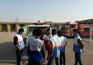 آموزش اقدامات ایمنی به هنگام زلزله به دانش آموزان یزدی