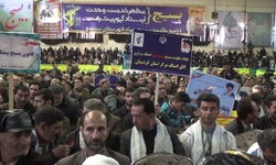 در سالروز تشکیل بسیج، اجتماع بزرگ بسیجیان استان با عنوان &laquo;شکوه اقتدار&raquo; در سالن آزادی سنندج برگزار شد.