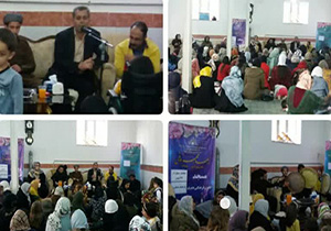 مراسم مولودی خوانی در دو مسجد مهاباد برگزار شد