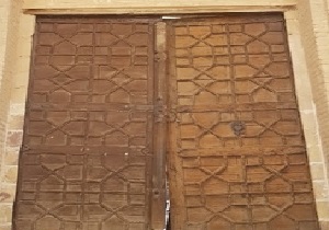 ثبت در چوبی مسجد جامع قاین در فهرست میراث ملی دستی