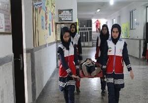 برگزاری مانور زلزله و ایمنی در مدارس اردبیل همزمان با سراسر کشور