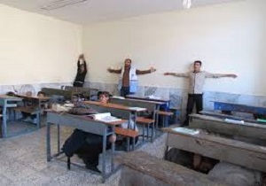 مانور زلزله در مدارس بناب