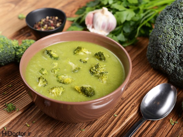 کلم بروکلی برای درمان انفلوانزا