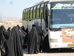 اعزام دانش آموزان دختر زنجان به مناطق غرب کشور