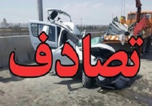 انحراف به چپ پژو ۴۰۵ حادثه آفرید