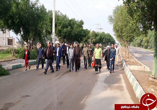 همایش پیاده روی خانوادگی در بستان+تصاویر