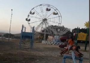 حال و روز پارک تفریحی در شهرستان گرمی + فیلم