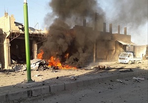 انفجار خودروی بمبگذاری شده در شمال رقه