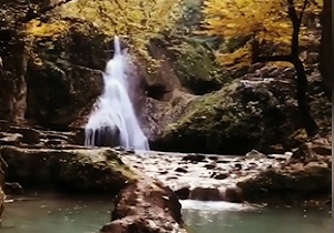 حال و روز پارک تفریحی در شهرستان گرمی/ حال و هوای پاییزی آبشار دیدنی &laquo;لوه&raquo; + فیلم و تصاویر