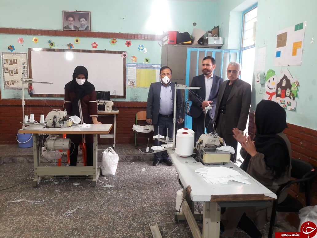 مسجدسلیمانی&zwnj;ها برای تولید ماسک آستین بالا زدند