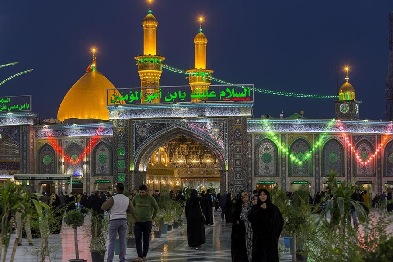 تصاویری زیبا از حرم ساقی کربلا‌
