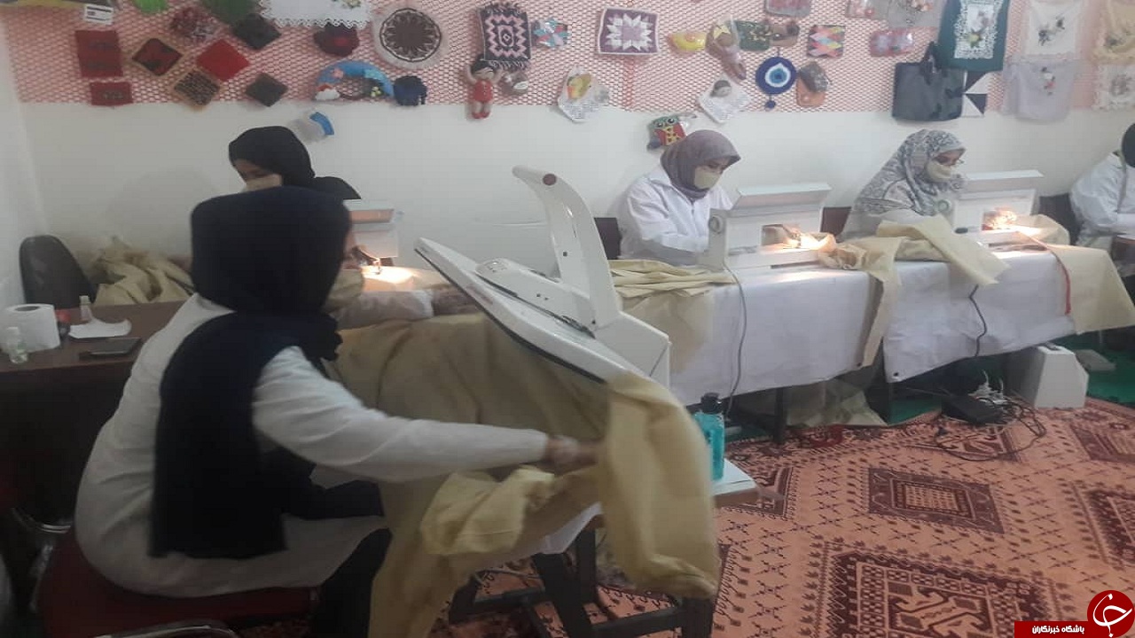 مرکز فنی و حرفه&zwnj;ای خواهران گناوه گان بیمارستانی تولید می&zwnj;کند