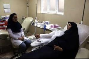 حرکت جهادی بانوان یزدی در امر اهدای خون