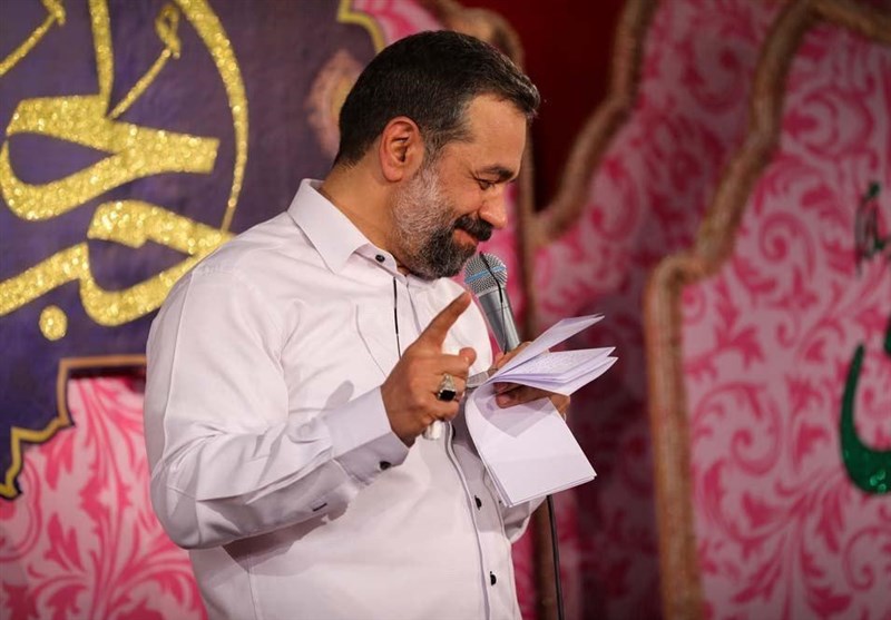 مدیحه سرایی محمود کریمی در وصف امام حسین (ع) +فیلم