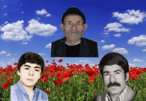 پیوستن پدر شهید به فرزندان شهیدش