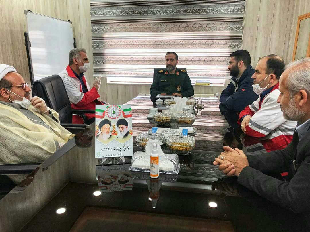 نیروهای داوطلب هلال احمر خدوم هستند