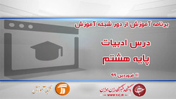 دانلود فیلم کلاس زبان انگلیسی پایه هشتم مورخ ۱۷ فروردین